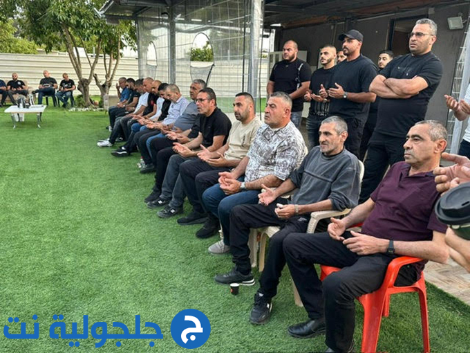 عقد راية الصلح بين أبناء عائلة جابر وأبناء داوود\حسنين